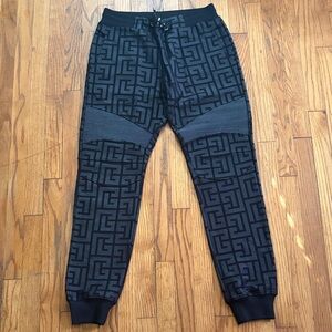Balmain Men's Biker Track Pants